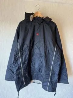 00s NIKE テック ナイロンジャケット レッドロゴ ギミックジップ XL