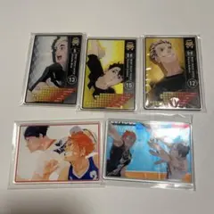 ハイキュー ステータスカードコレクション 5点セット