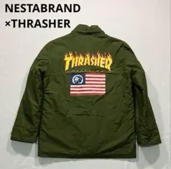 NESTABRAND × THRASHER コラボ ナイロンジャケット
