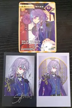 にじさんじ 星導ショウ Dytica2周年 ランダムチェキ＆特典カード