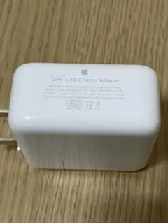 Apple純正　29WのUSB-C電源アダプタ