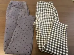 子供服　キッズ　レギンス　ユニクロ　BREEZE 柄パンツ　110cmセット