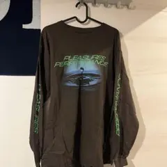 PLEASURES 長袖カットソー ブラウン メンズ 古着のサムネイル