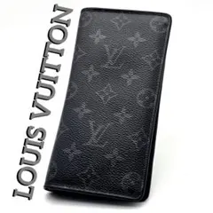 ルイヴィトン　ポルトフォイユ　ブラザ　モノグラム　エクリプス　長財布　E131