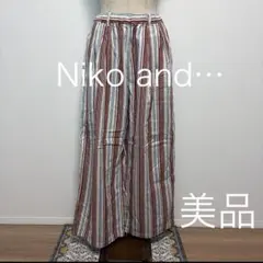 ニコアンド マルチストライプワークパンツ Mサイズ 新品未使用 - メルカリ