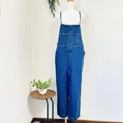 ✨良品✨キューティーブロンド デニムブルー サロペット 【Ｌ】キュート♡のサムネイル