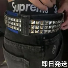 黒 スタッツベルト y2k sk8スケーター bigboy supreme