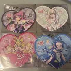 キミとアイドルプリキュア♪ ビアードパパ コースター 4種セット