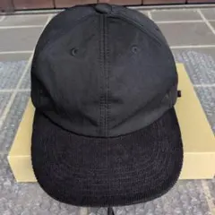 DAIWA PIER39 TECH 6PANEL CAP ブラック　コーデュロイのサムネイル