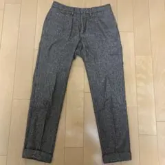 INCOTEX スリムフィット チェック柄 スラックス　44