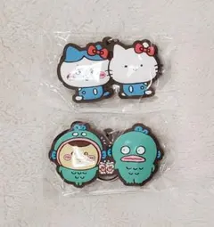 ちいかわ × サンリオキャラクターズ なかよしラバーマスコット　キティハチワレ