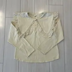 最終価格　P.Premier 140 クリーム色 長袖カットソー　美品