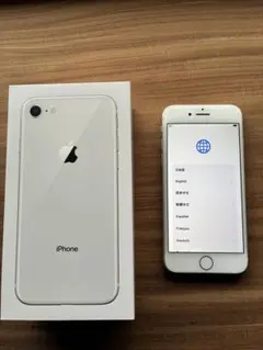 Apple iPhone 8 シルバー 本体スマホ箱あり付属品付き64GB美品