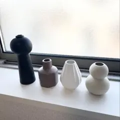 陶器花瓶　4つセット