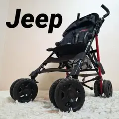 【状態良好】Jeep B型ベビーカー バギー レッド ブラック