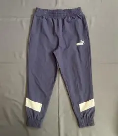 【美品】PUMA トレーニングパンツ　Sサイズ ナイロンパンツ　ネイビー