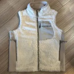 mont-bell フリースベスト ホワイト