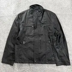 ユーピーレノマ　ジャケット　スタンドカラー　ミリタリー風　綿100% M メンズ