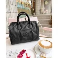 Rady♡キルティングボストンバッグ♡ブラック♡激レア♡新品未使用タグ付き
