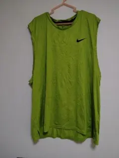 Nike DRI-FIT ライムグリーンタンクトップ M