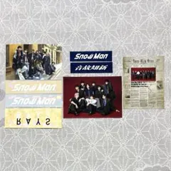 同梱割⭕️ SnowMan 『RAYS』『音故知新』ステッカー 集合＋ロゴ 8枚