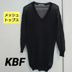 KBF/メッシュトップス/FREE/黒のサムネイル
