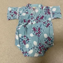 【petit main】花柄甚平 サイズ80