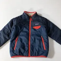 Patagonia リバーシブルコート ネイビー/レッド 5T