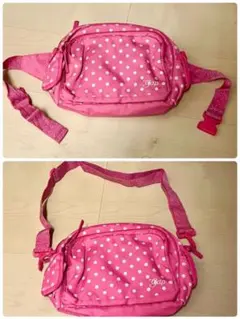 Gap kidsウエストポーチバッグショルダーバッグ　水玉ギャップ　２way