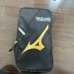 MIZUNO スパイク・シューズケース 黒/金