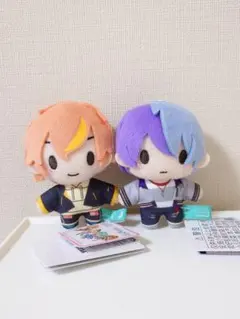 プロセカ ふわぷち マスコット ぬいぐるみ 東雲彰人 青柳冬弥 2種セット