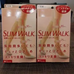 ゆりか様専用　SLIM WALK 着圧ソックス S-M