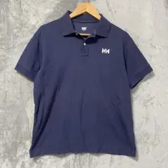 【L1744】 Helly Hansen 半袖ポロシャツ サイズM ネイビーのサムネイル