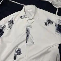 nilway 長袖シャツ ホワイト ローズ柄のサムネイル