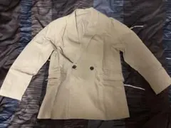 最終値下げ GU ダブルブレスト テーラードジャケット ベージュ