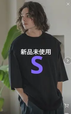 ブラック レイヤード Tシャツ S