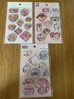 【正規品】ウォーターシール　ディズニー　セリア　3枚セット