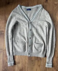 【美品】FRED PERRY フレッドペリー Vネック カーディガン M