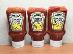 【限定】HEINZ トマトケチャップ ピカチュウデザイン ポケモン　3本セットのサムネイル
