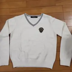 JENNI love ホワイト Vネックカーディガン