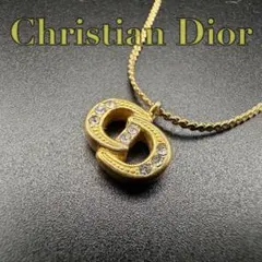 極美品✨ Dior ネックレス CD ロゴ カラーストーン 希少 刻印 2149 