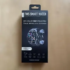 ☆新品未使用☆(箱付き)グリーンハウスGH-SMWGA-Bワイヤレスイヤホン内蔵