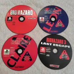 PS1 バイオハザード　 バイオハザード2 バイオハザード3ディスク4枚のみ