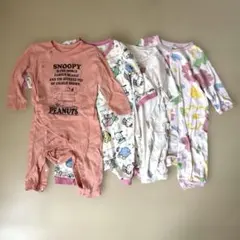 ベビー カバーオール 女の子 70〜80cm ジェラピケ まとめ売り 5点 A