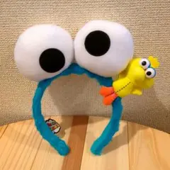 セサミストリートの「クッキーモンスター＆ビッグバード カチューシャ」