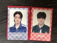 TREASURE はぴだんぶい コラボ カフェ フード特典 ステッカー