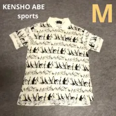 KENSHO ABE ペンギン柄 ポロシャツ Mサイズ