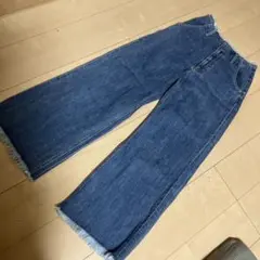 AZUL BY MOUSSY フリンジデニムパンツ