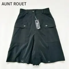 【アントルーエ】ハーフパンツ　w62-66　S相当　新品タグ　Aライン　ポケット