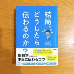 結局、どうしたら伝わるのか? 脳科学が導き出した本当に伝わるコツ